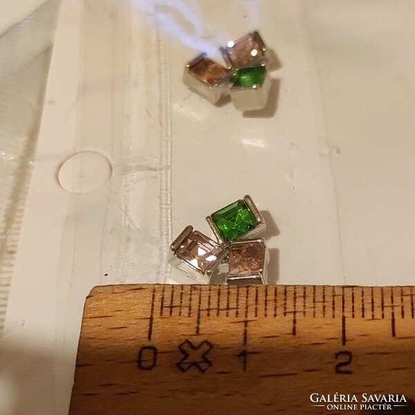 Studded crystal earrings