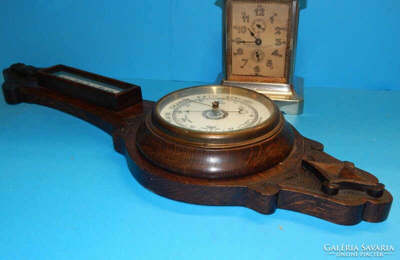 62 cm barometer thermometer in excellent and working condition