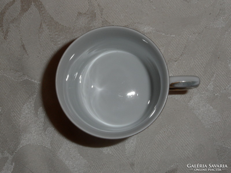 Victoria antique porcelain souvenir cup, mug (Balaton Boglár souvenir)