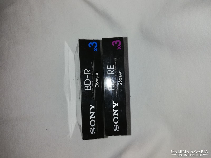 Sony BD-RE Blu-ray Disc x 3 originált csomagolásban hagyományos tokban