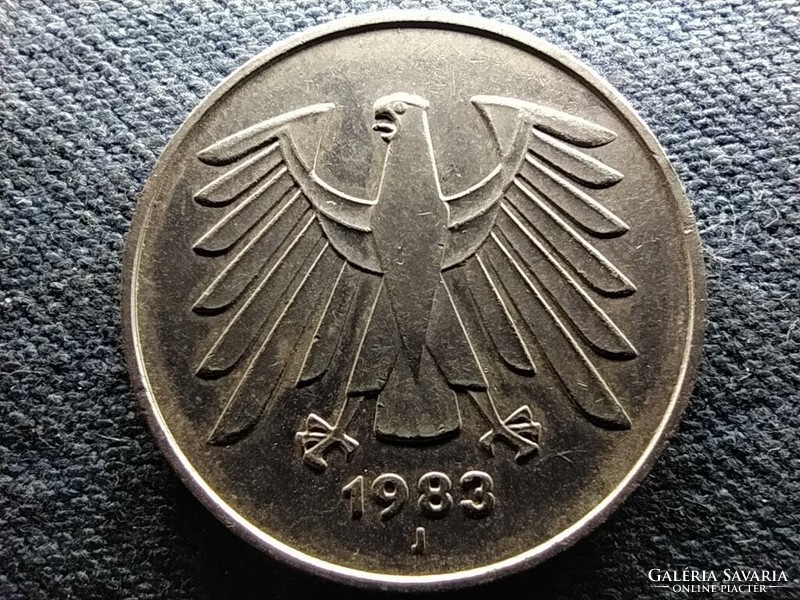 Németország NSZK (1949-1990) 5 Márka 1983 J (id70623)