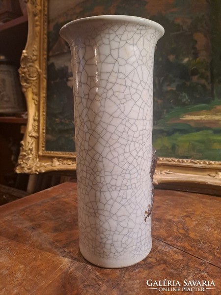 Antique Chinese dragon vase, late 19th century