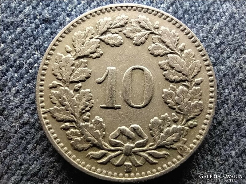 Switzerland 10 rappen 1930 b (id81348)