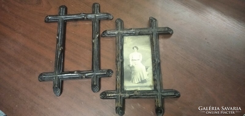 Old, retro 100 year old photo frames, photo frames.