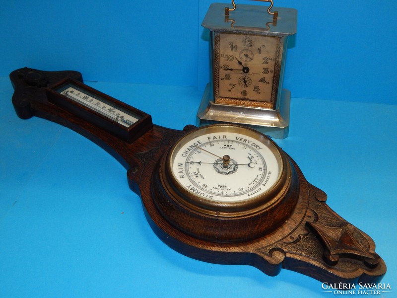 62 cm barometer thermometer in excellent and working condition