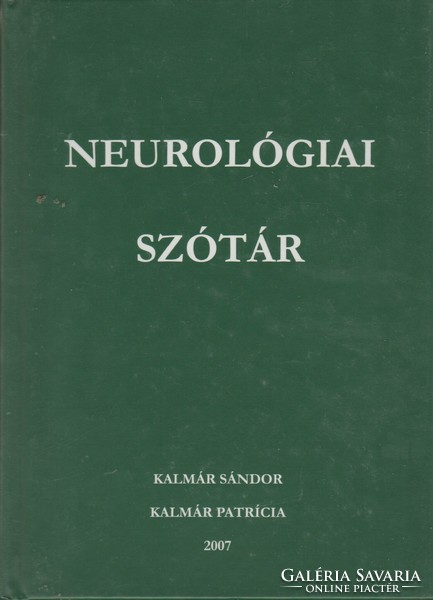 Patricia Kalmár: neurological dictionary