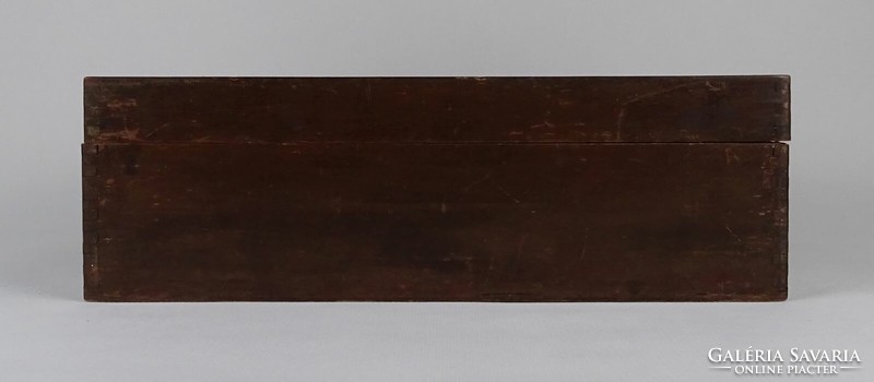 1P307 Antik Dr. Oetker furnéros fadoboz 10 x 24 x 32 cm
