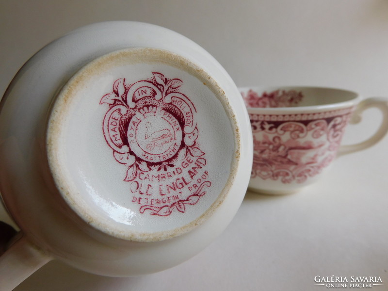 Royal sphinx maastricht 1920 tea cups with old cambridge pattern