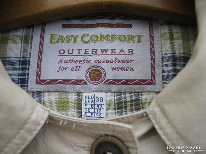 Drapp easy comfort linen-cotton women's long jacket