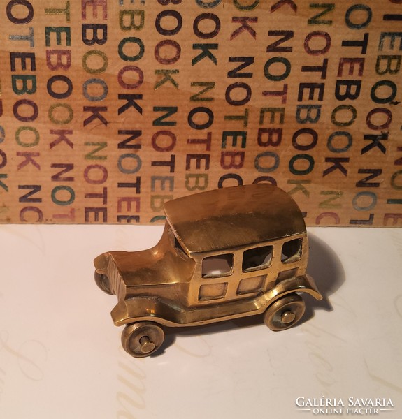 Brass miniature car