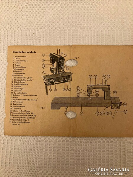 75 éves FREIA elektromos asztali varrógép