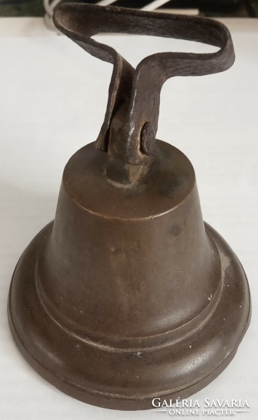 Antique copper pigeon ringing bell
