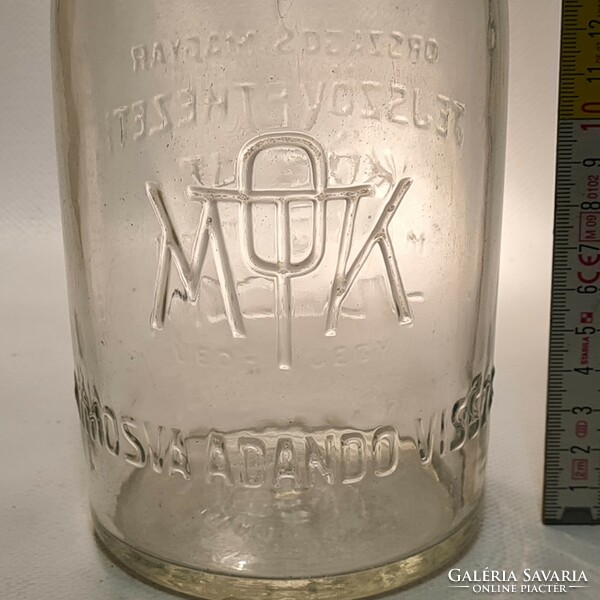 "Országos Magyar Tejszövetkezeti Központ, OMTK Védjegy 1 l" tejesüveg (2820)