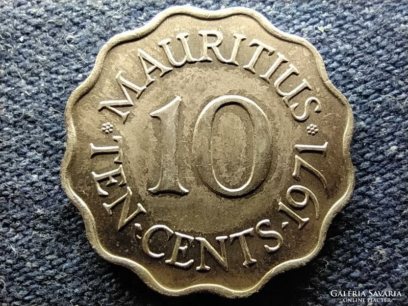Mauritius ii. Elizabeth 10 cents 1971 (id79786)