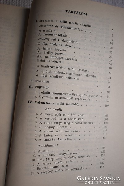 Széki Népmesék mesekönyv , Nagy Olga , 1976 Kriterion Könyvkiado , Bukarest
