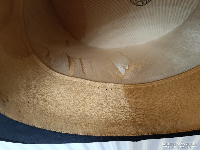 Antik cilinder kalap ruha film színház jelmez kellék sérült 381 7938