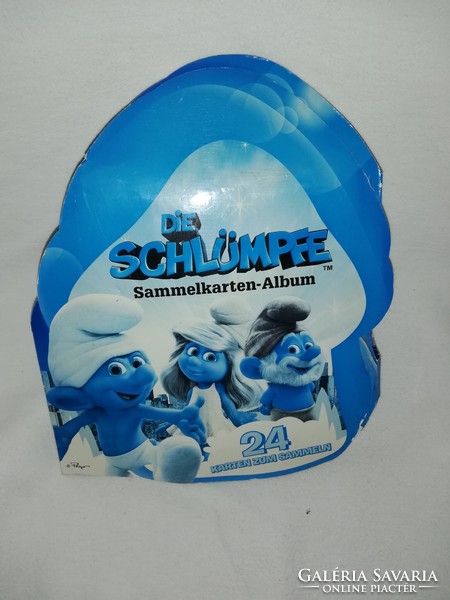 The smurfs trading card album peyo 2011 24 card album with cards