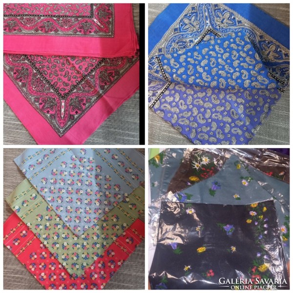 There are several types of patterned handkerchiefs