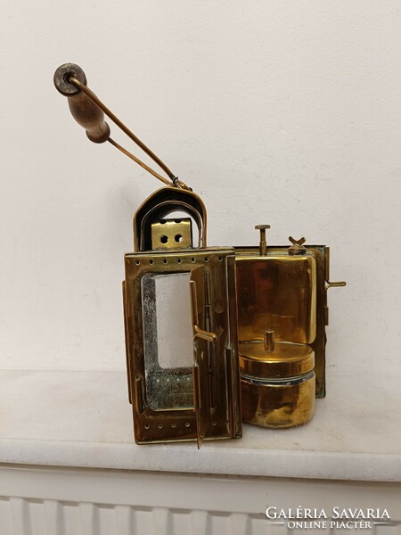 Antique railway bacter carbide petroleum lamp 394 8036