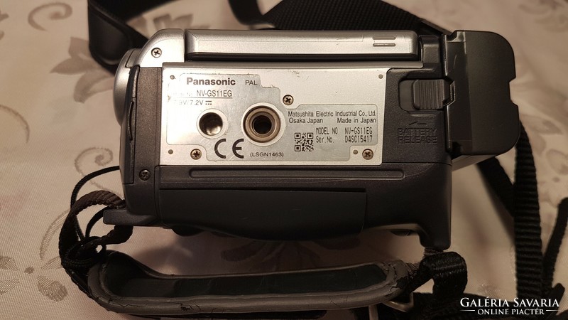 Működik!!!Panasonic NV-GS11 digitális videó kamera, tartozékokkal