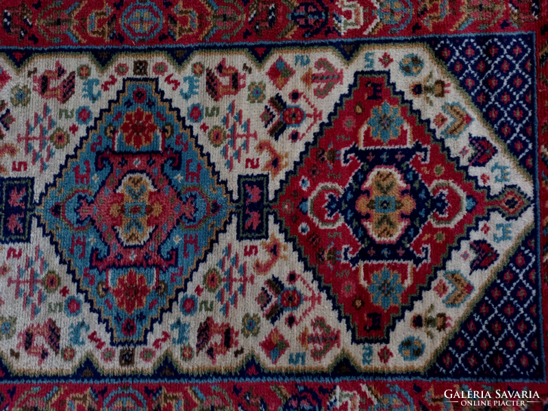 Hand-knotted Iranian Persian wool rug with beautiful colors