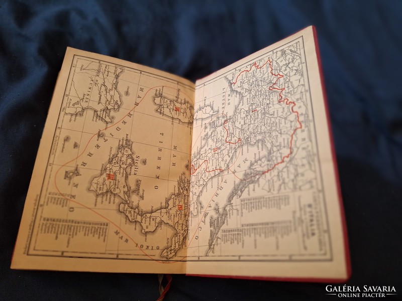 1926 Baedeker--italien von den alpen bis neapel ---small map is wrong! Cheap!