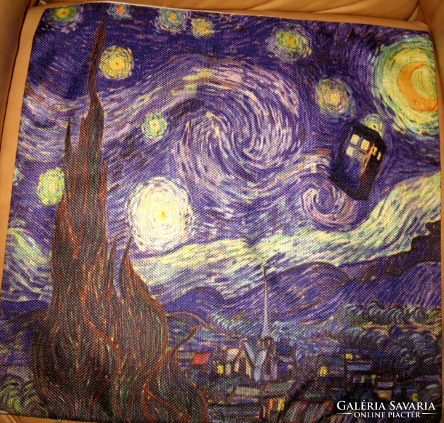 There are gogh painting pillows, decorative pillow covers, pillow covers