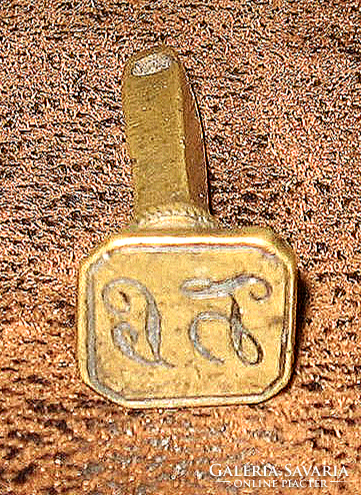Old copper monogrammed seal