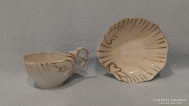 Antik porcelán csésze+ alj