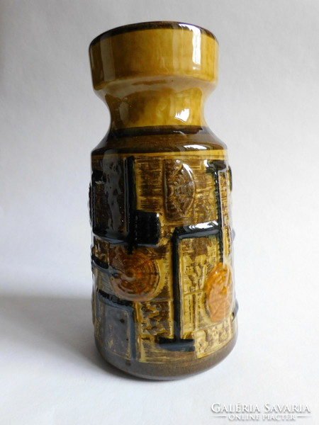 Bay Keramik- mid century kerámia váza 20.5 cm