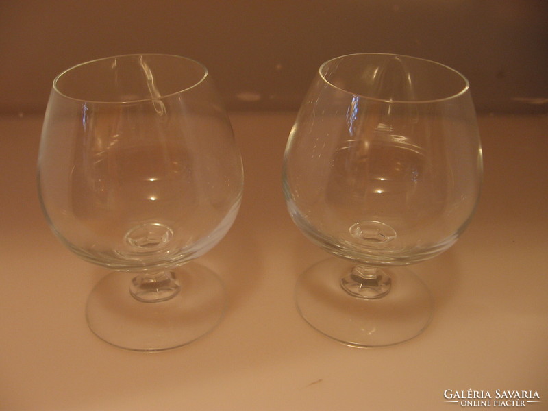 Pair of cognac glasses