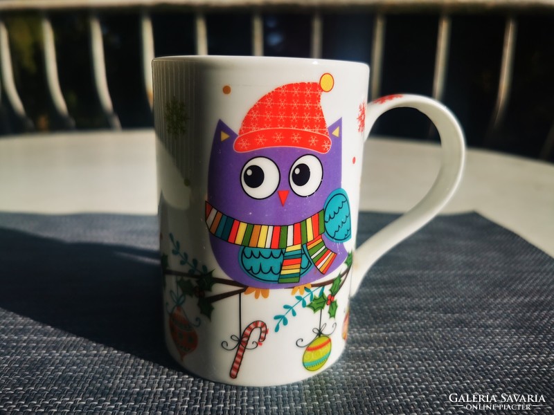 Owl Christmas mug