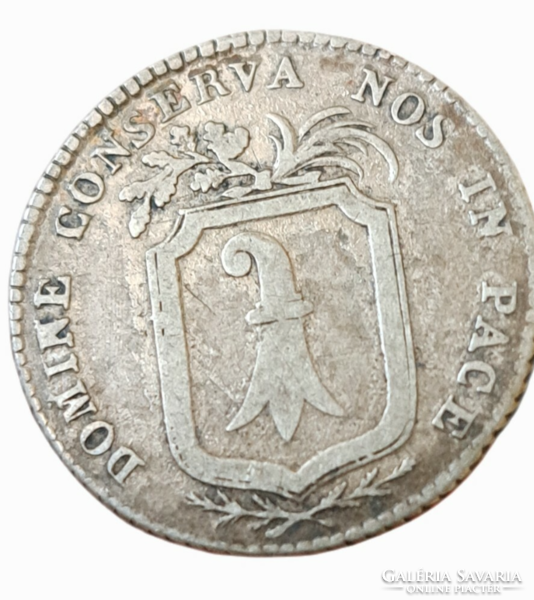 Switzerland, 1809 basel 3 batzen, silver