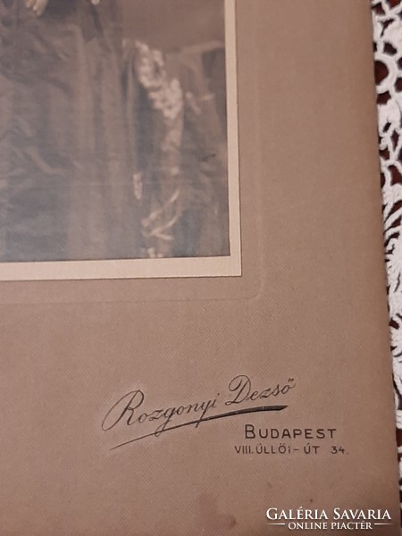 Rozgonyi Dezső antik hölgy fotó  Budapest VIII . Üllői út