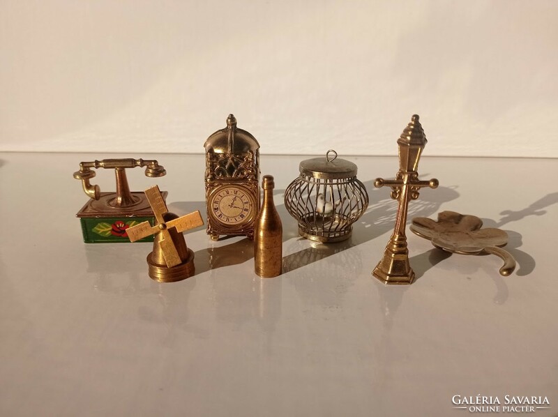 Copper miniature collection 7 pcs