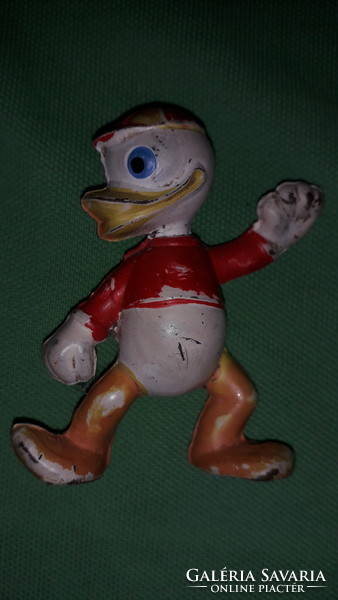 Régi trafikáru bazáráru DISNEY Duck Tales - Kacsamesék festett gumi DONALD figura 7 cm képek szerint