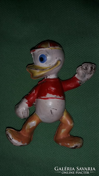 Régi trafikáru bazáráru DISNEY Duck Tales - Kacsamesék festett gumi DONALD figura 7 cm képek szerint