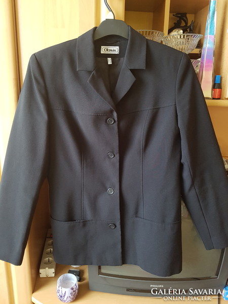 Women's black blazer, 40s jacket