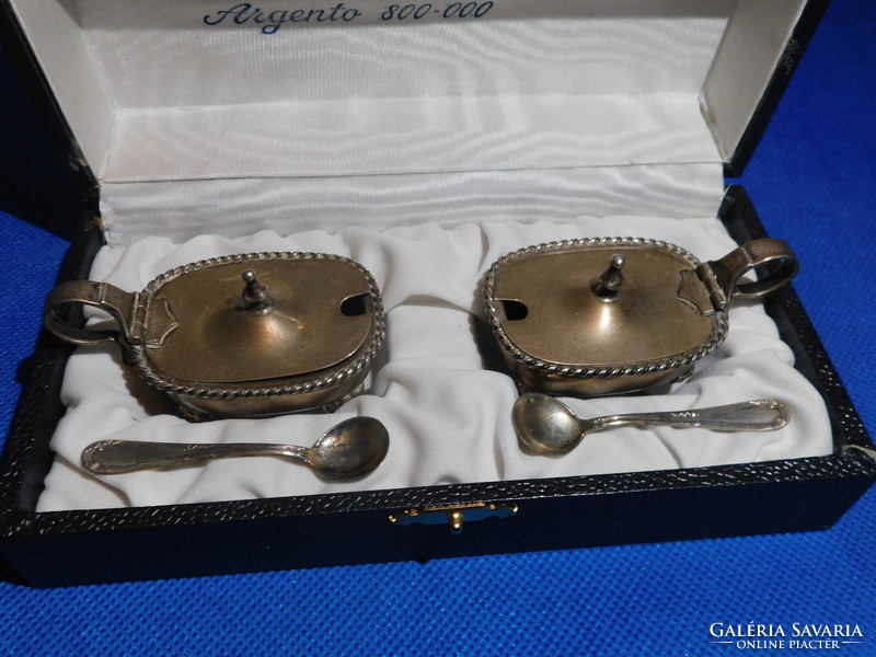 Pair of silver spice holders 95 gr