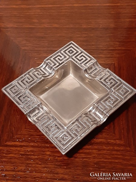 Silver plated ashtrays