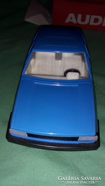 Beautiful condition collectible plastic anchor Audi 100 flywheel toy car with box 20cm as shown in pictures