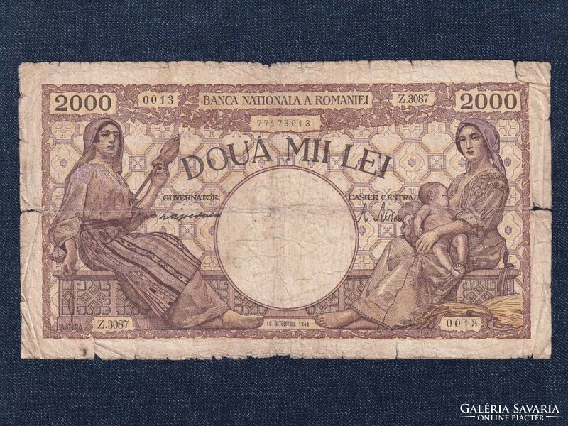 Románia 2000 Lej bankjegy 1944 (id81178)