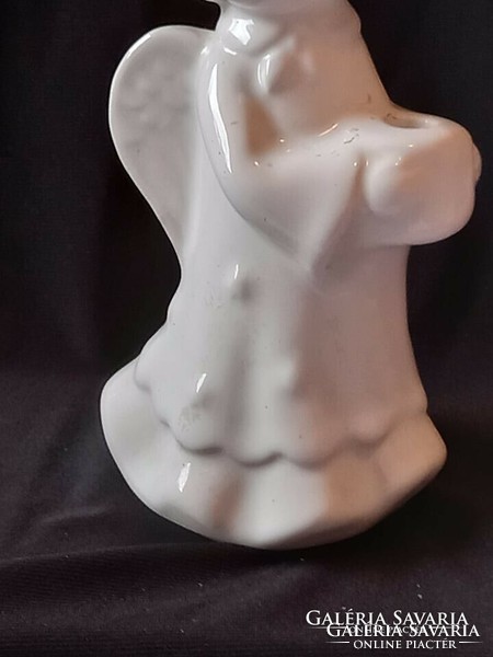 Christmas ornament porcelain angel figurine (candlestick)
