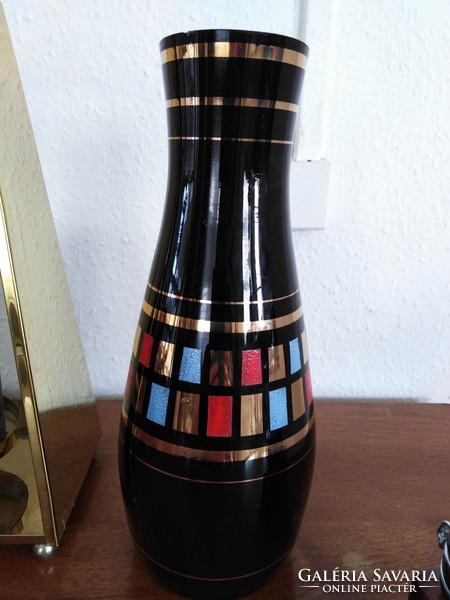 Bauhaus - glass vase / from the 60s and 70s