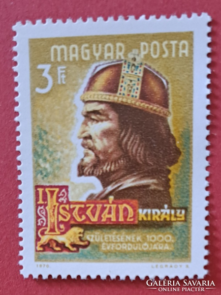 Szent István stamp c/3/3