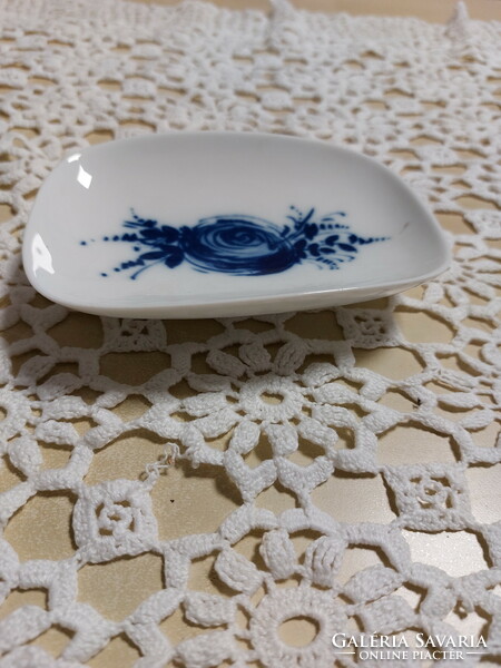 Rosenthal,porcelán, kék mintás kis tálka, ékszertartó, dekoráció.
