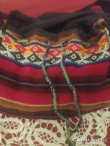 Woven women's satchel, shoulder bag