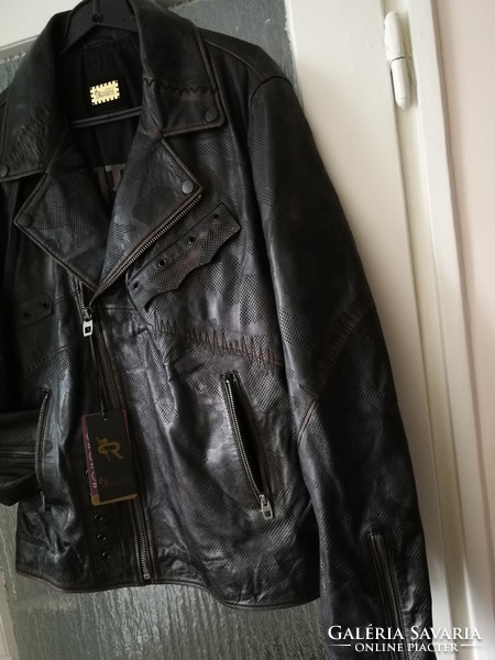 XL-es, AIRBORNE vintage ,új, címkés bőr dzseki, kabát