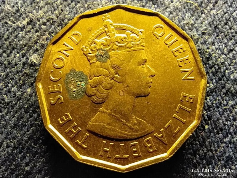 Fidzsi-szigetek II. Erzsébet 3 penny 1961  (id80126)