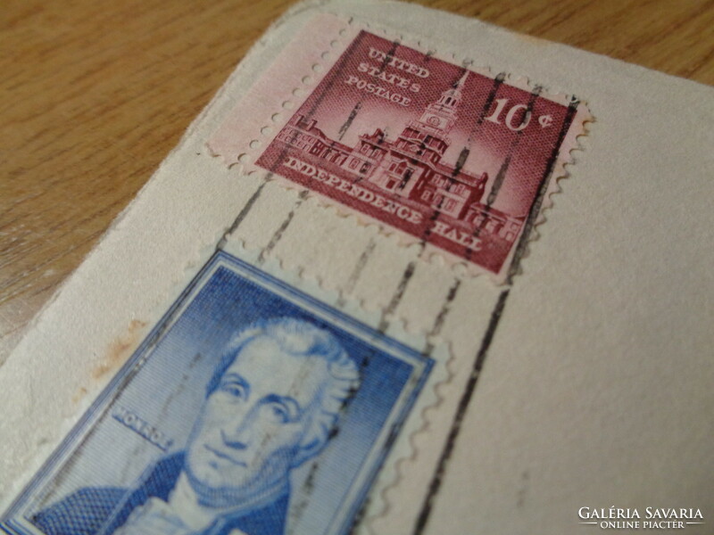 USA   boríték  +  bélyeg  Los Angeles 1961